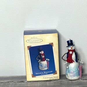 Hallmark Keepsake Ornament w/box Skylar A Woolscarf 2005 Snowtop Lodge Collector